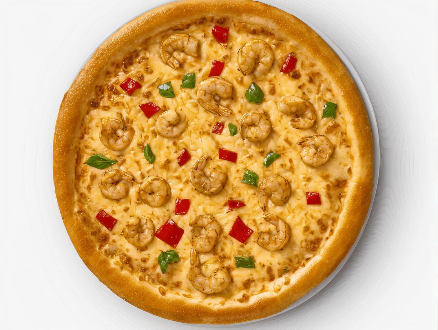 Medium Shrimp Pizza