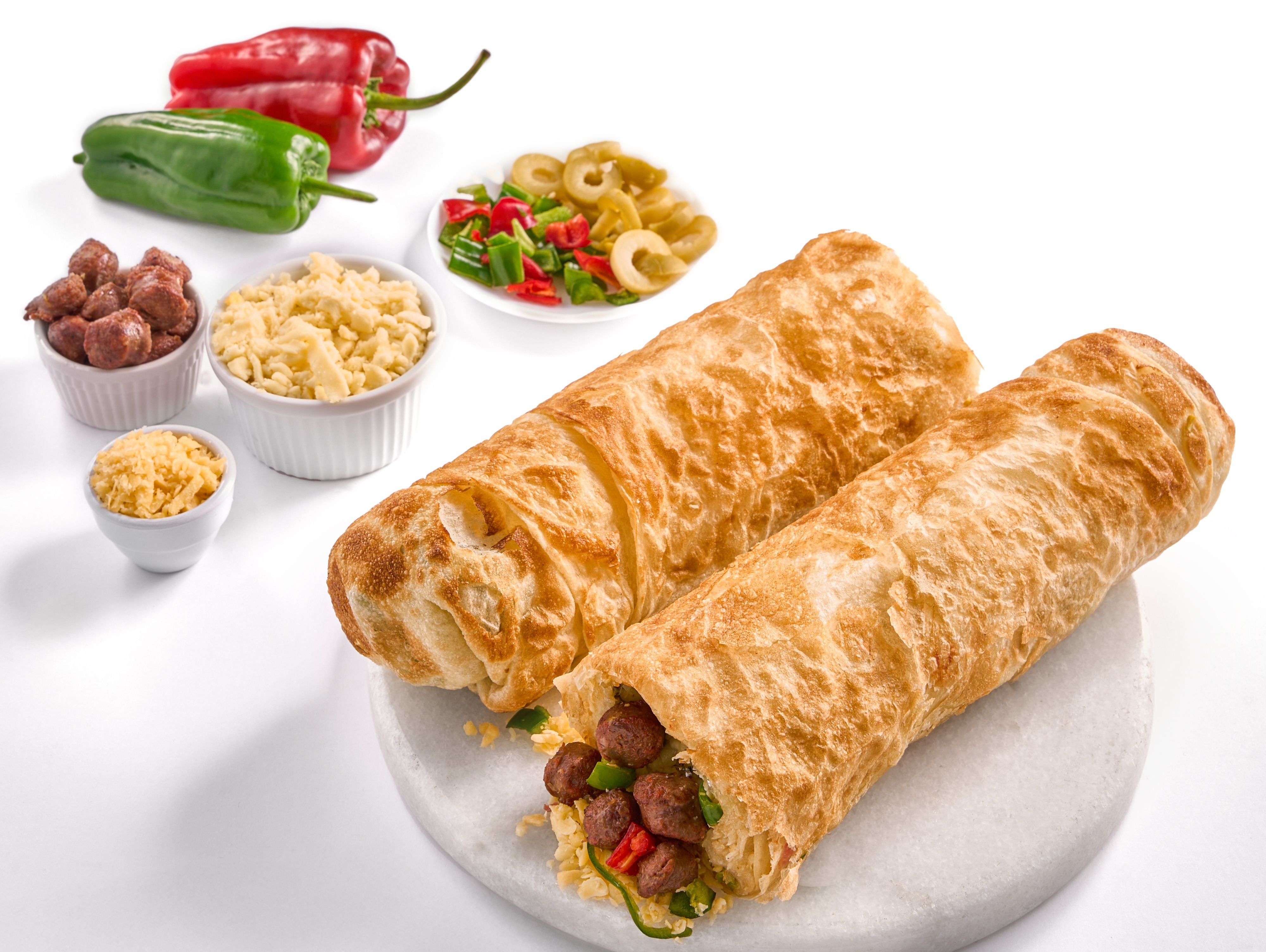 Oriental Sausage Roll Pie