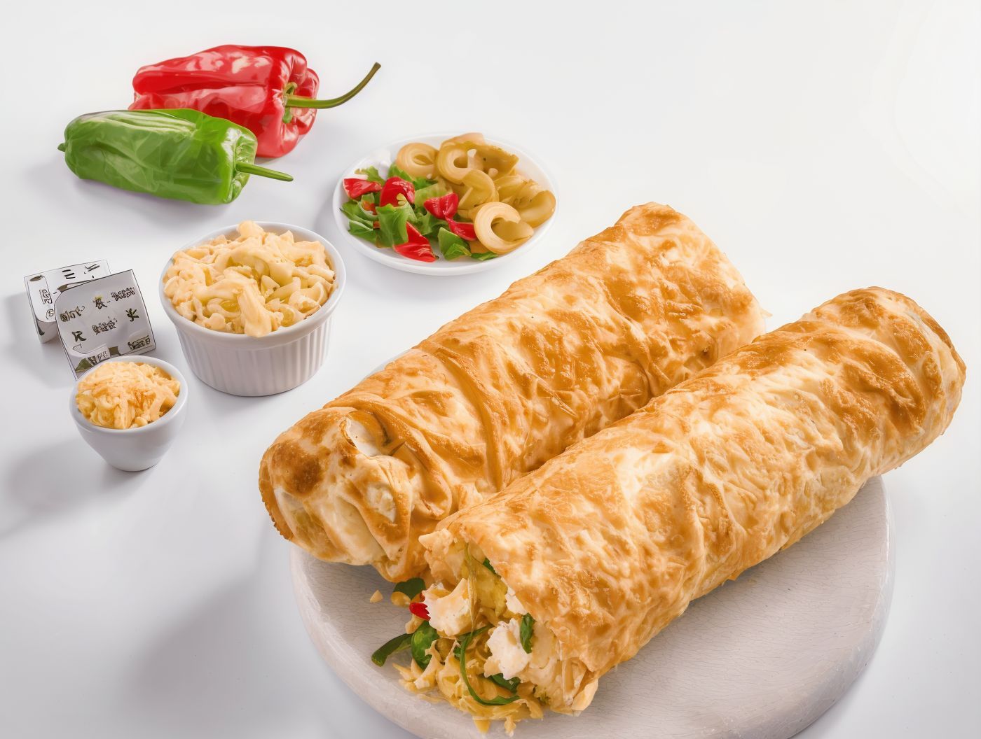 Kiri Cheese Roll Pie