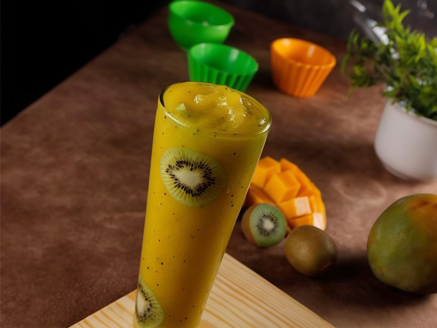 Mango and Kiwi Smoothie