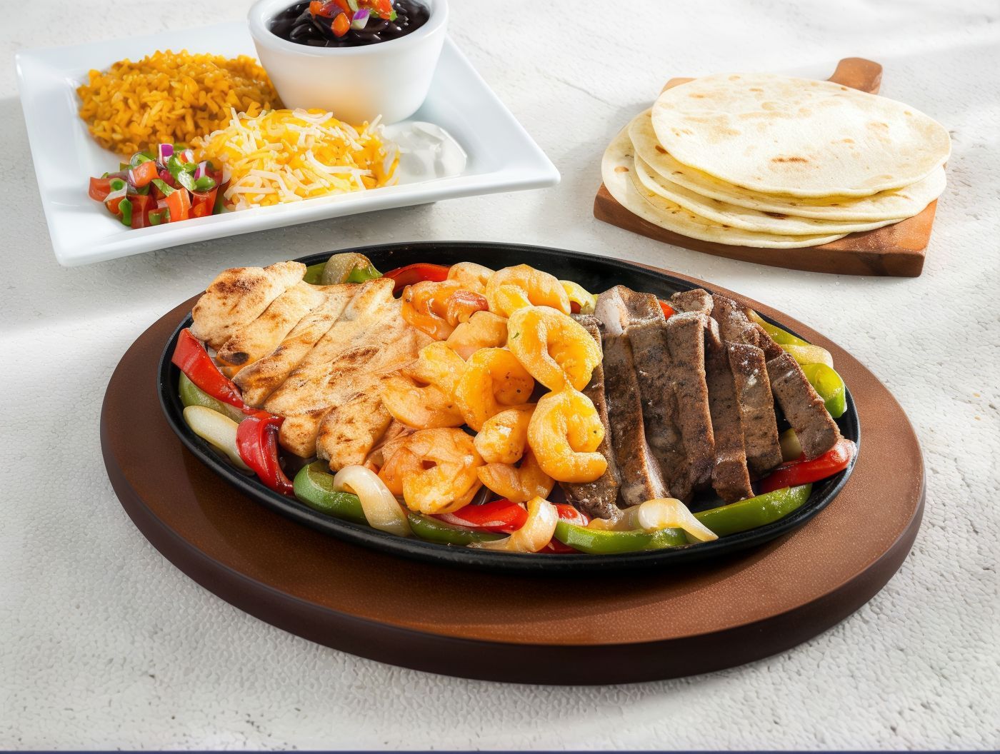 Trio Fajitas