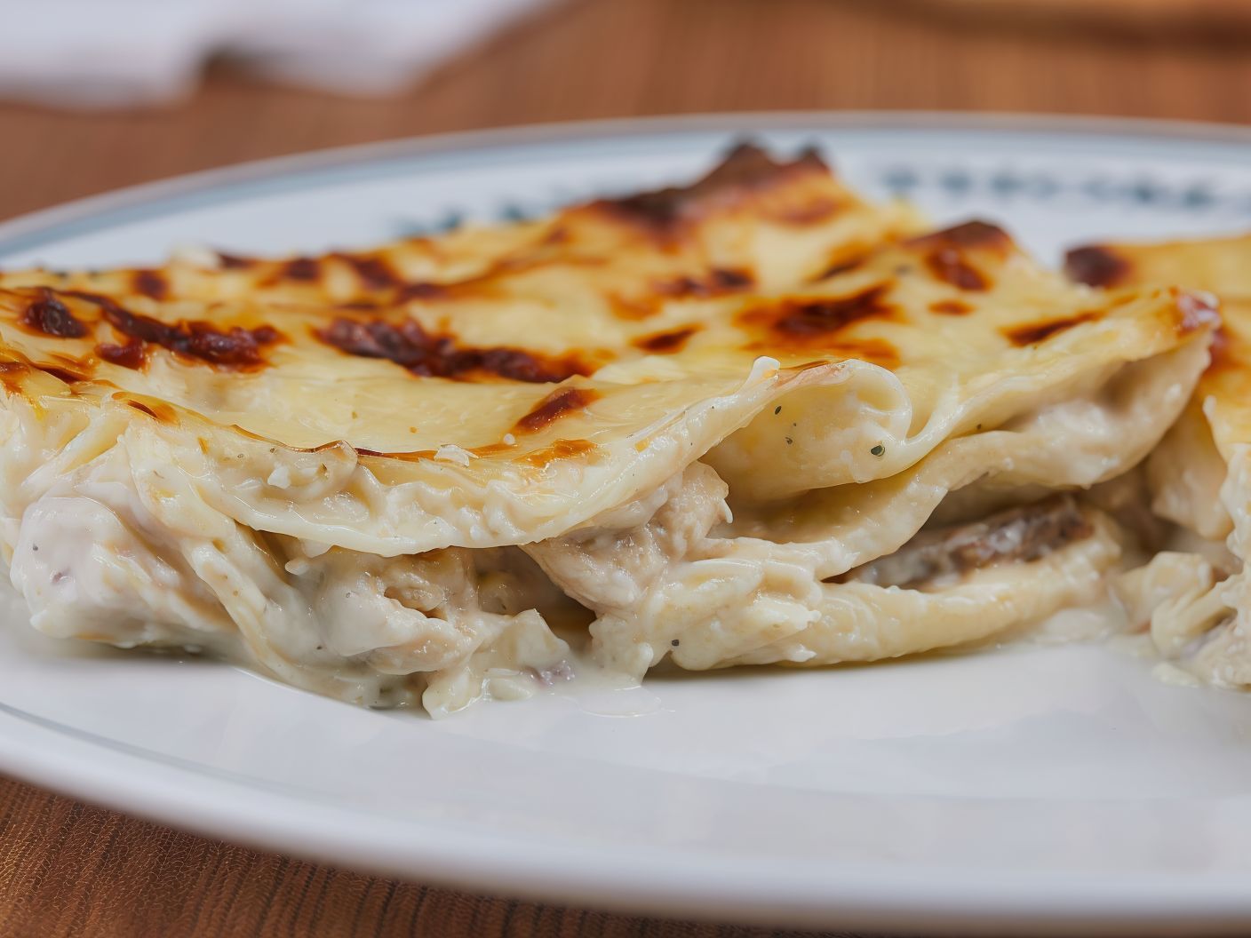 Lasagna Funghi Pollo