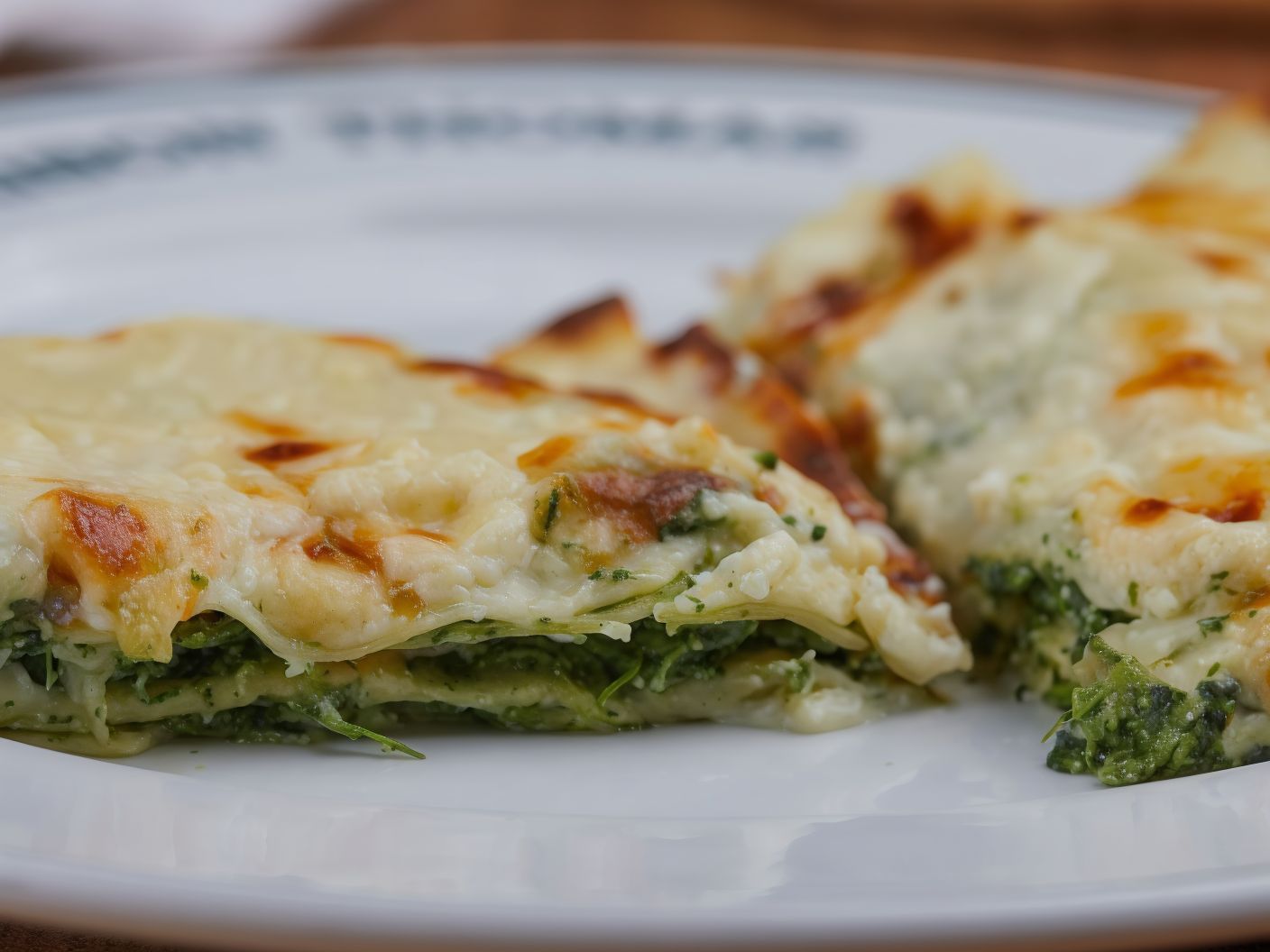 Lasagna con Spinaci e Ricotta.