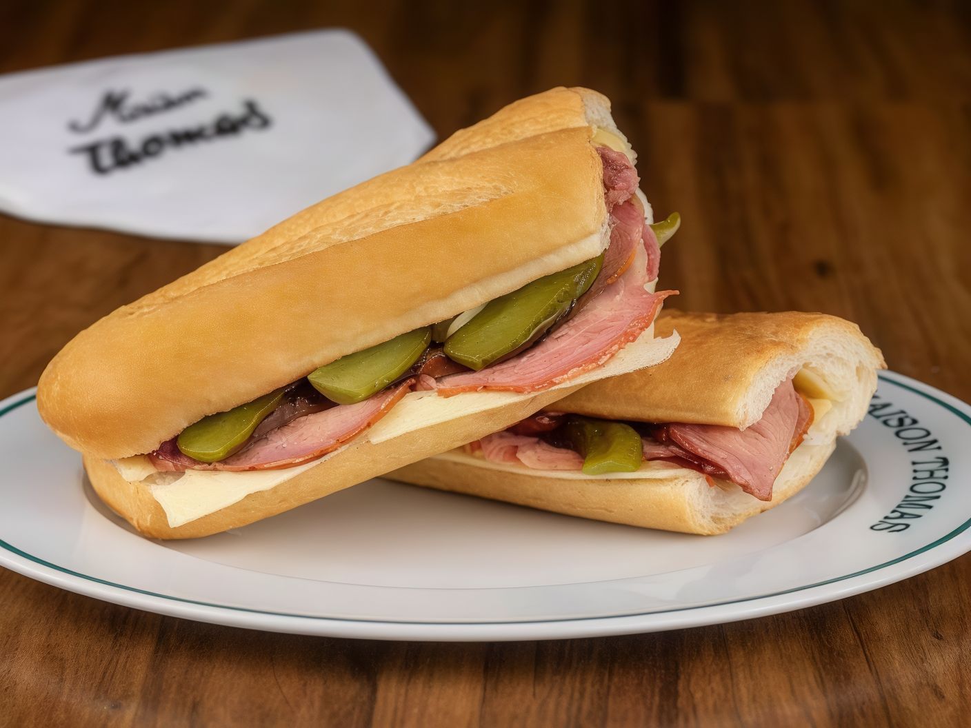 Parisian beef sandwich