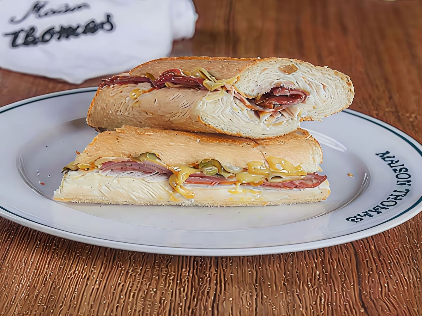 Smoked Turkey Sandwich English