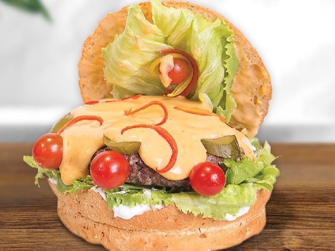 Melt Cheese Burger Sandwich 1