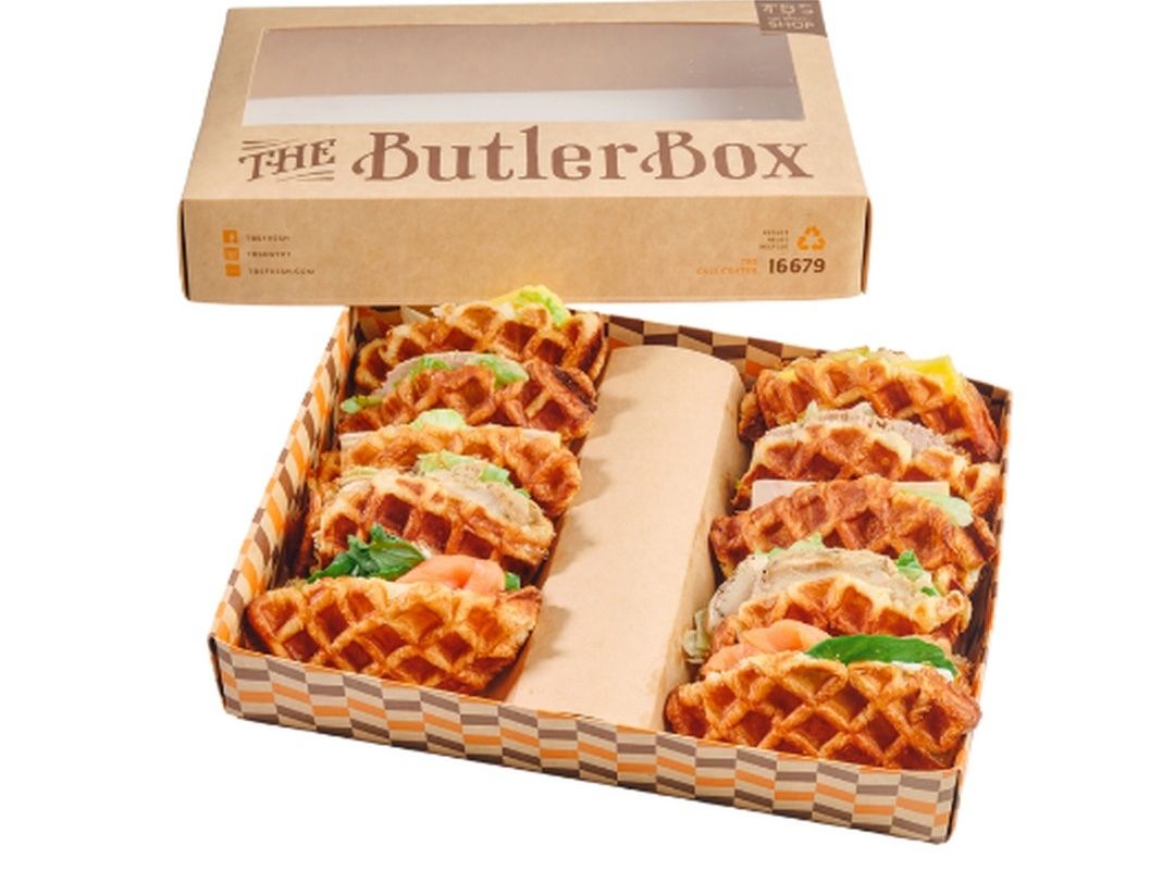 Butler Box Croissant Waffle 10 Pieces