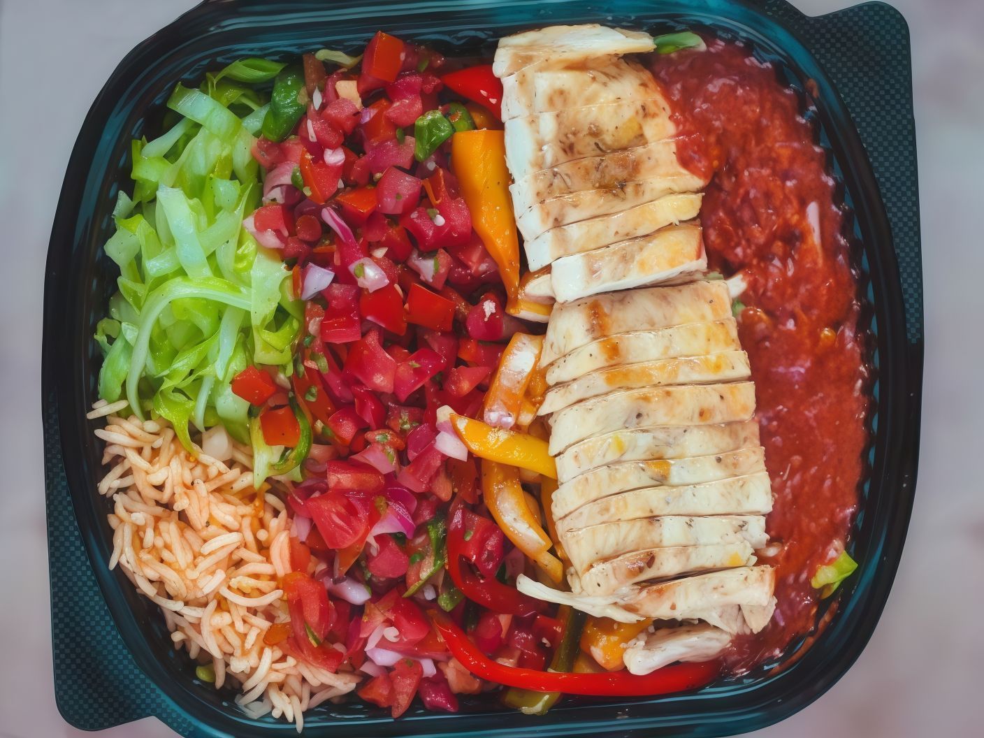 Chicken Fajita Double Fit Bowl