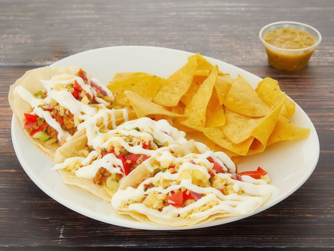 Tinga Chicken Slices Taco Fiesta
