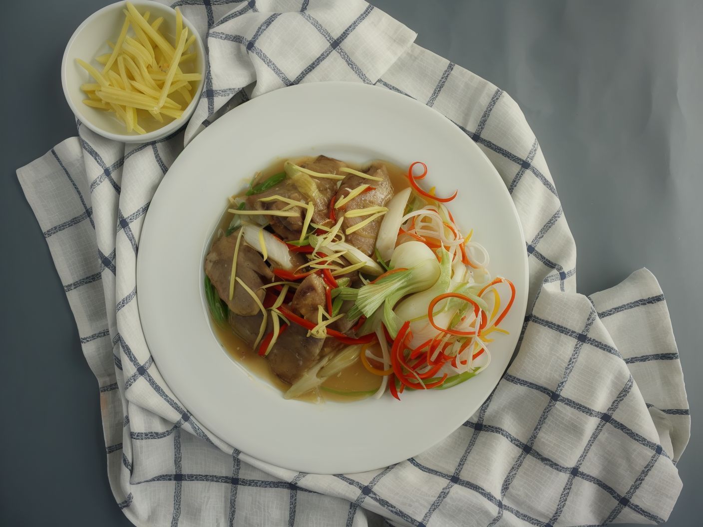 Duck With Ginger And Garlic