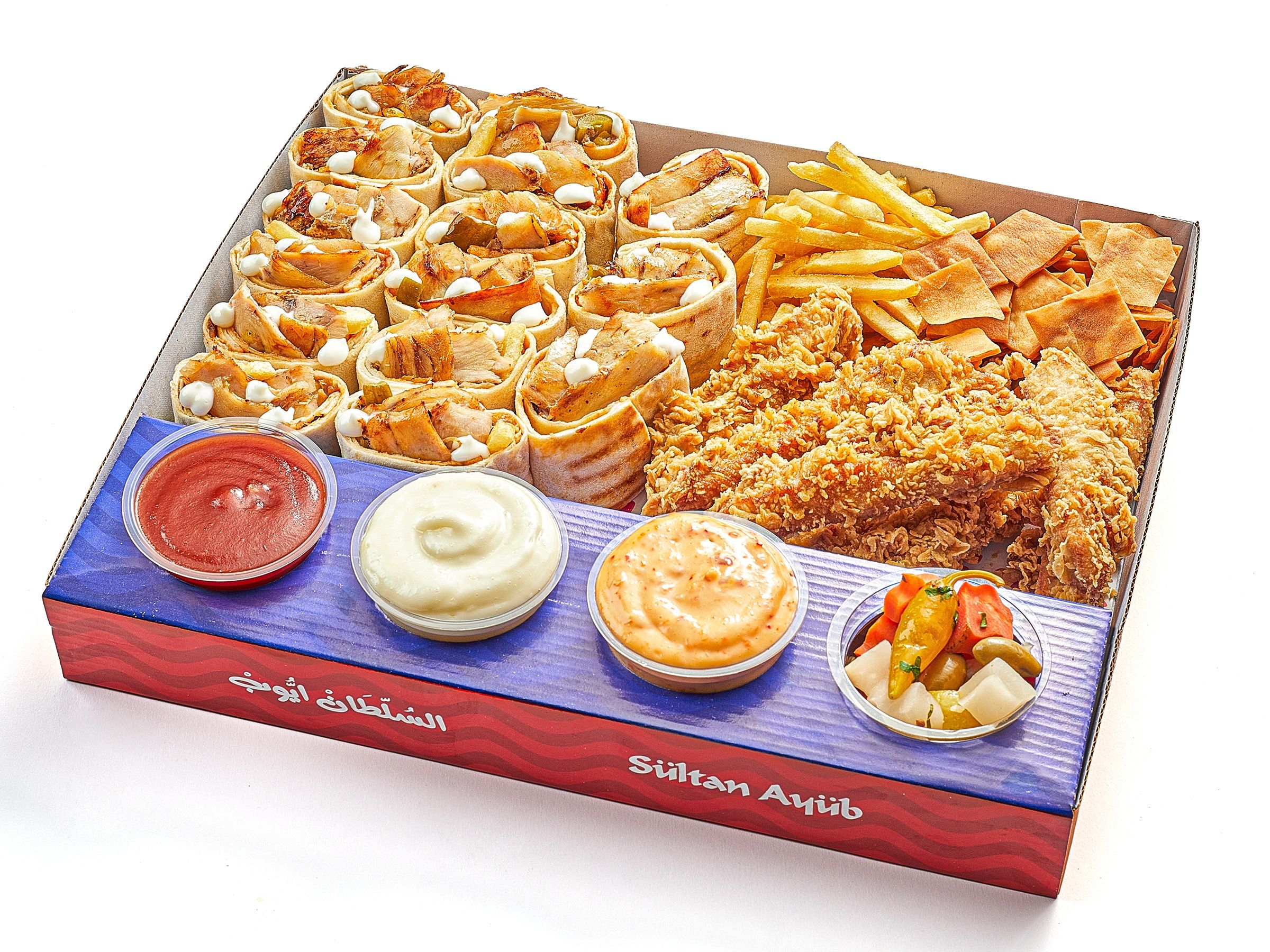 Family Box Shawarma and Crispy