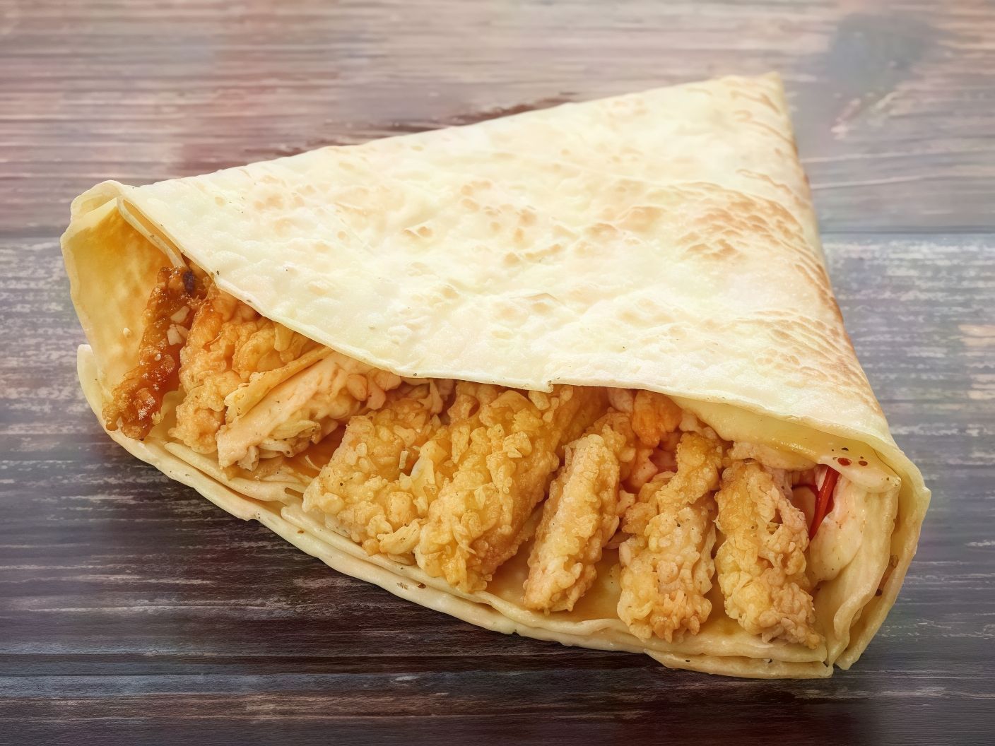Crispy Chicken Crepe