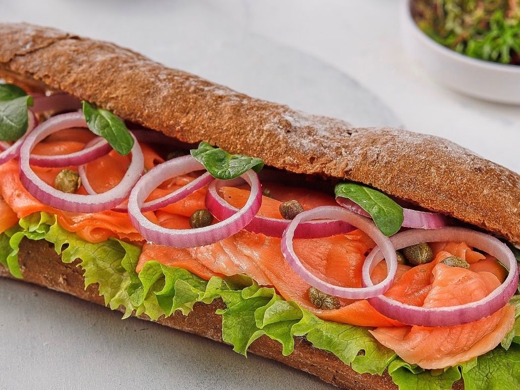 Smoked Salmon Sandwich