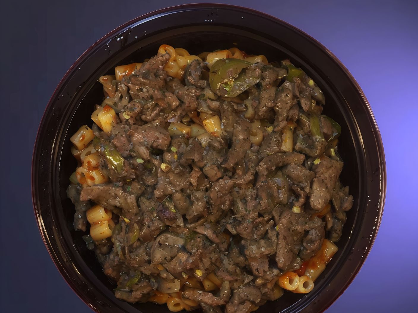 Pasta with liver