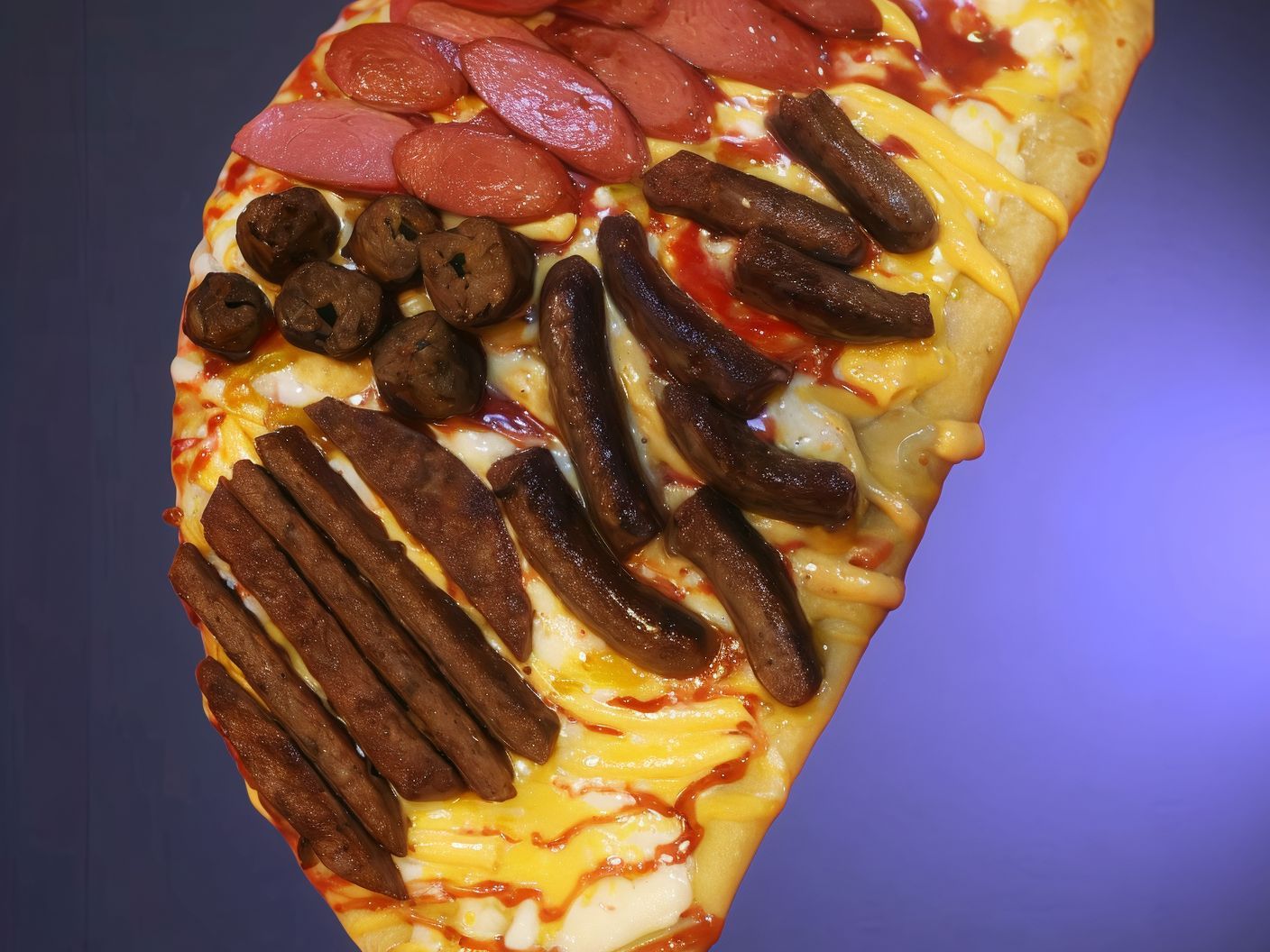 mix meat crepe