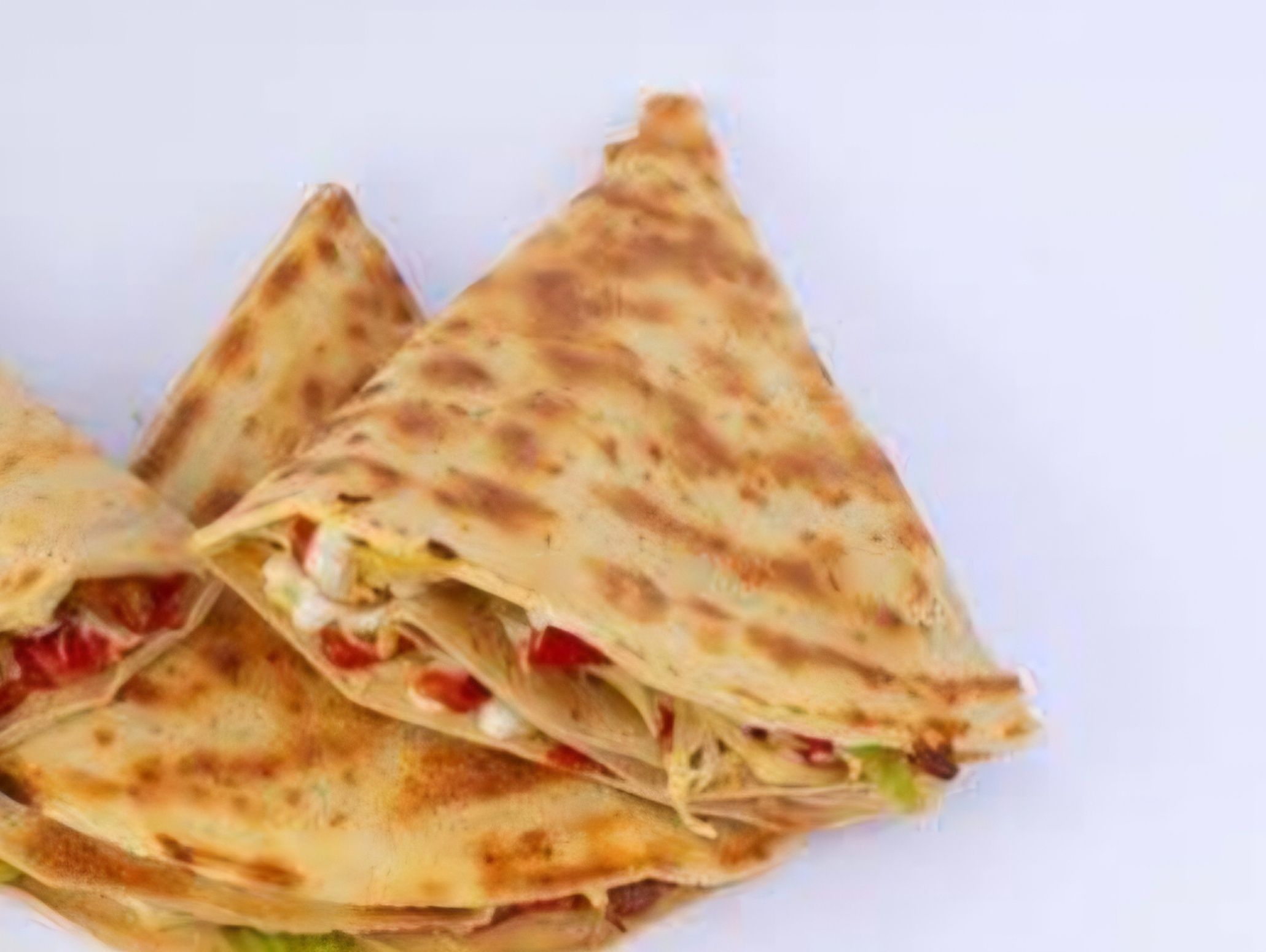 Chicken Shawarma Crepe With Crispy Crepe And Cola