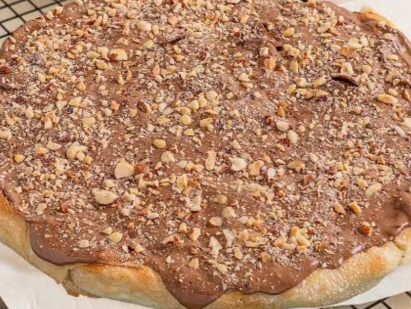 Nutella hazelnut pie