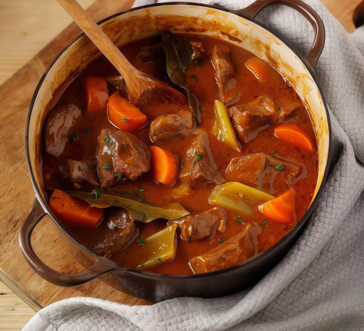 Mix Vegetables With Meat Casserole