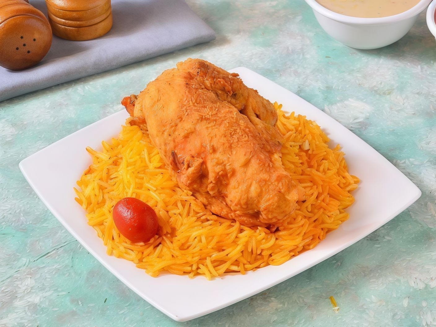 وجبة ربع دجاجة تركي مع أرو كبير