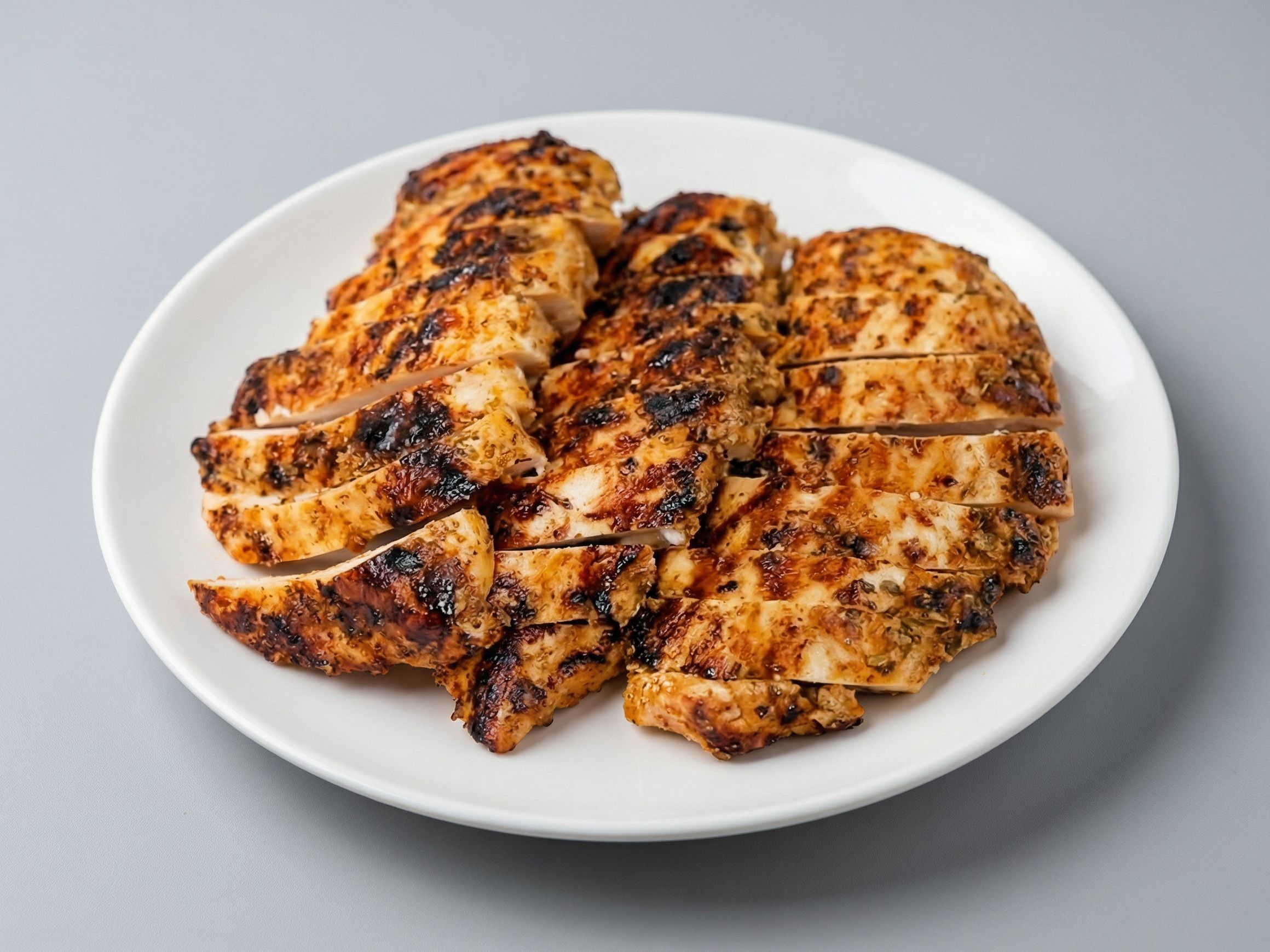 Quarter grilled breasts