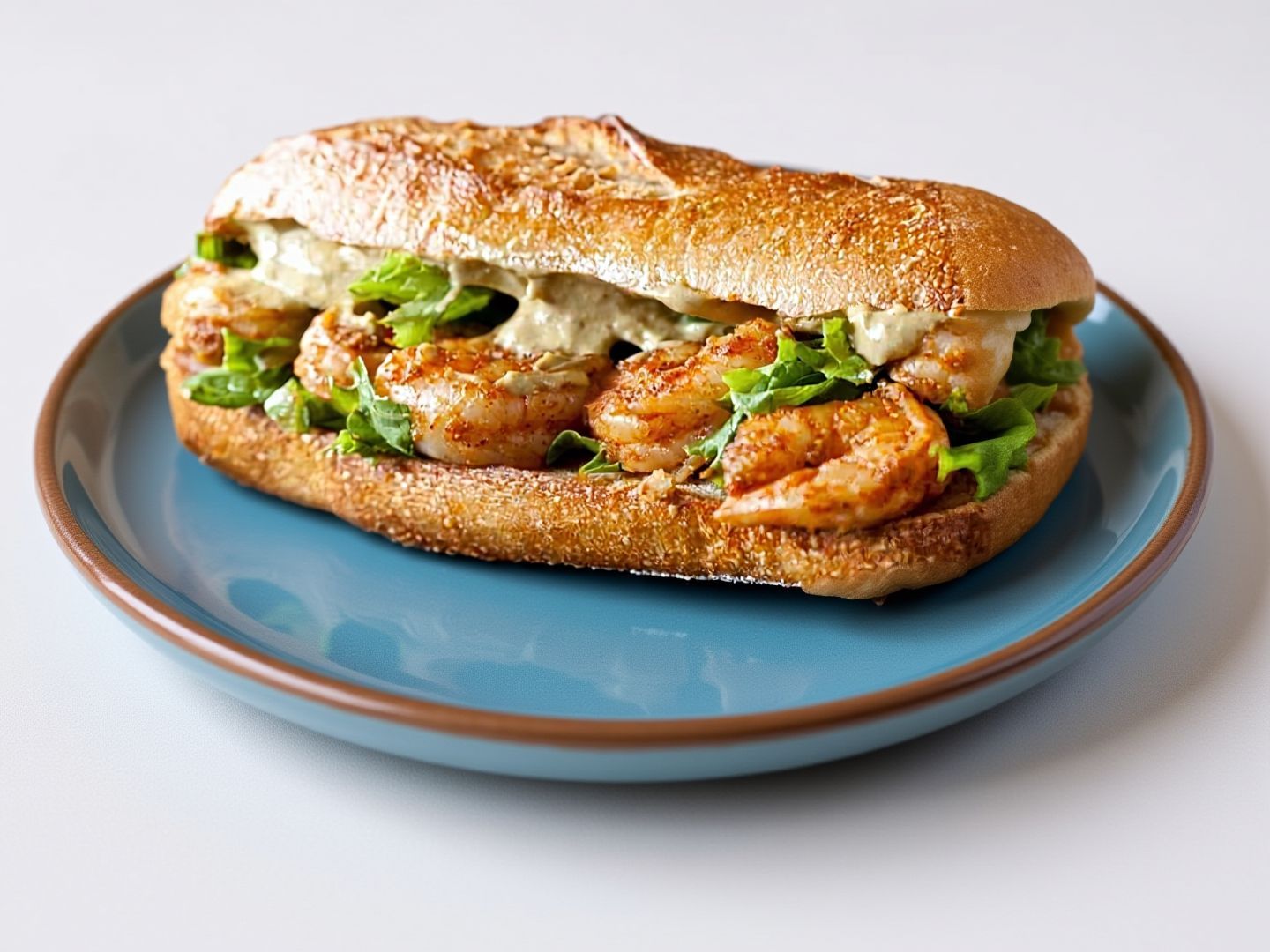 Mix seafood sandwich