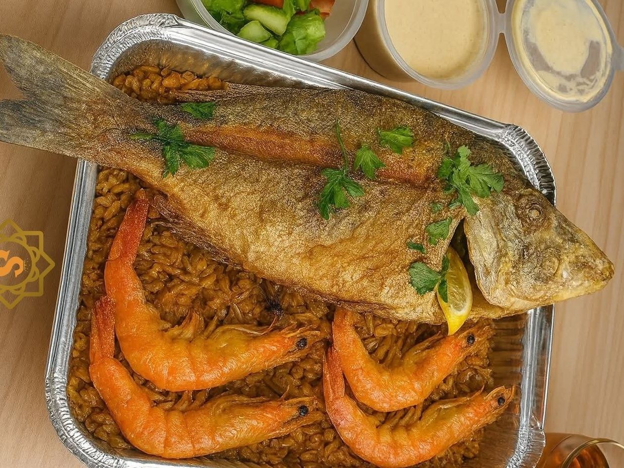 Tilapia fish, shrimp