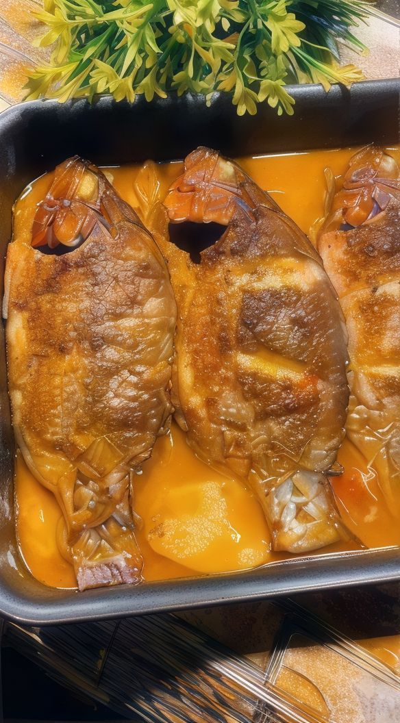 2 Tilapia fish, shrimp