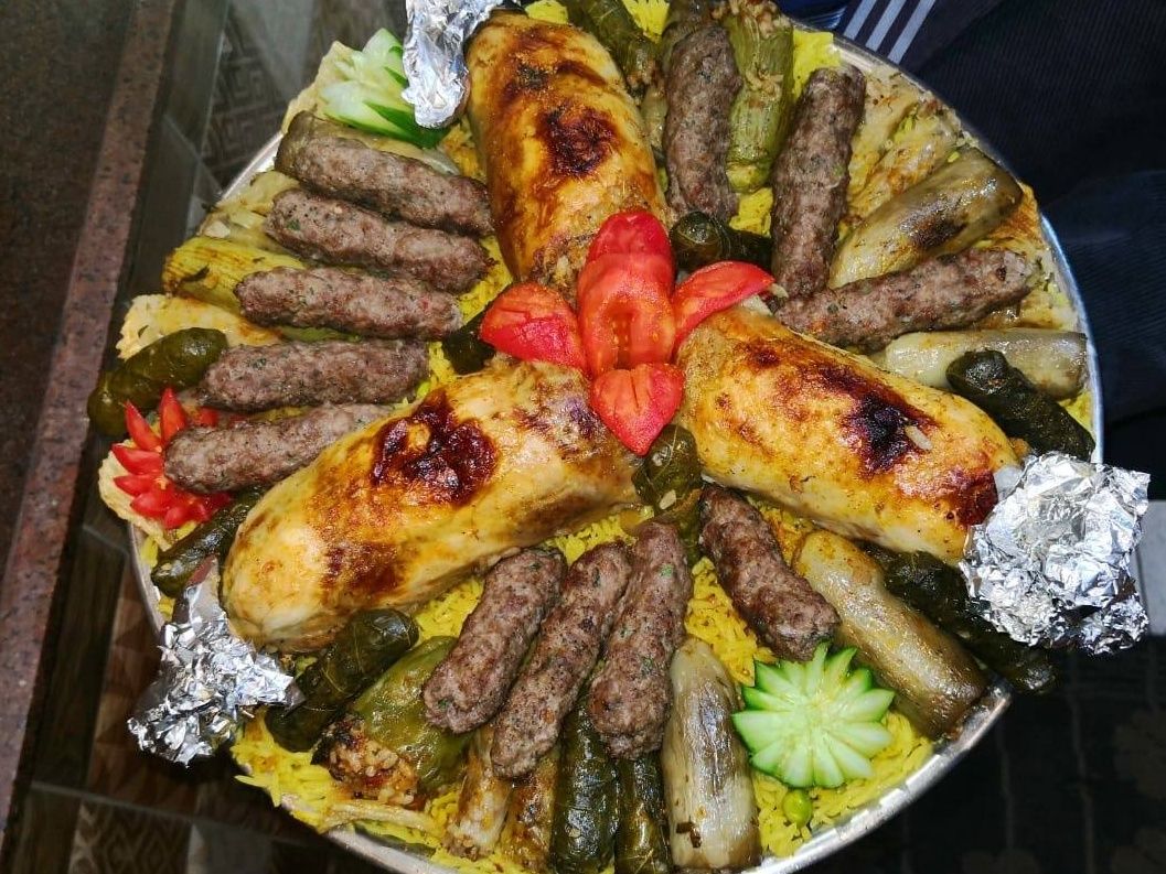 Kofta Platter with Stuffed Chicken