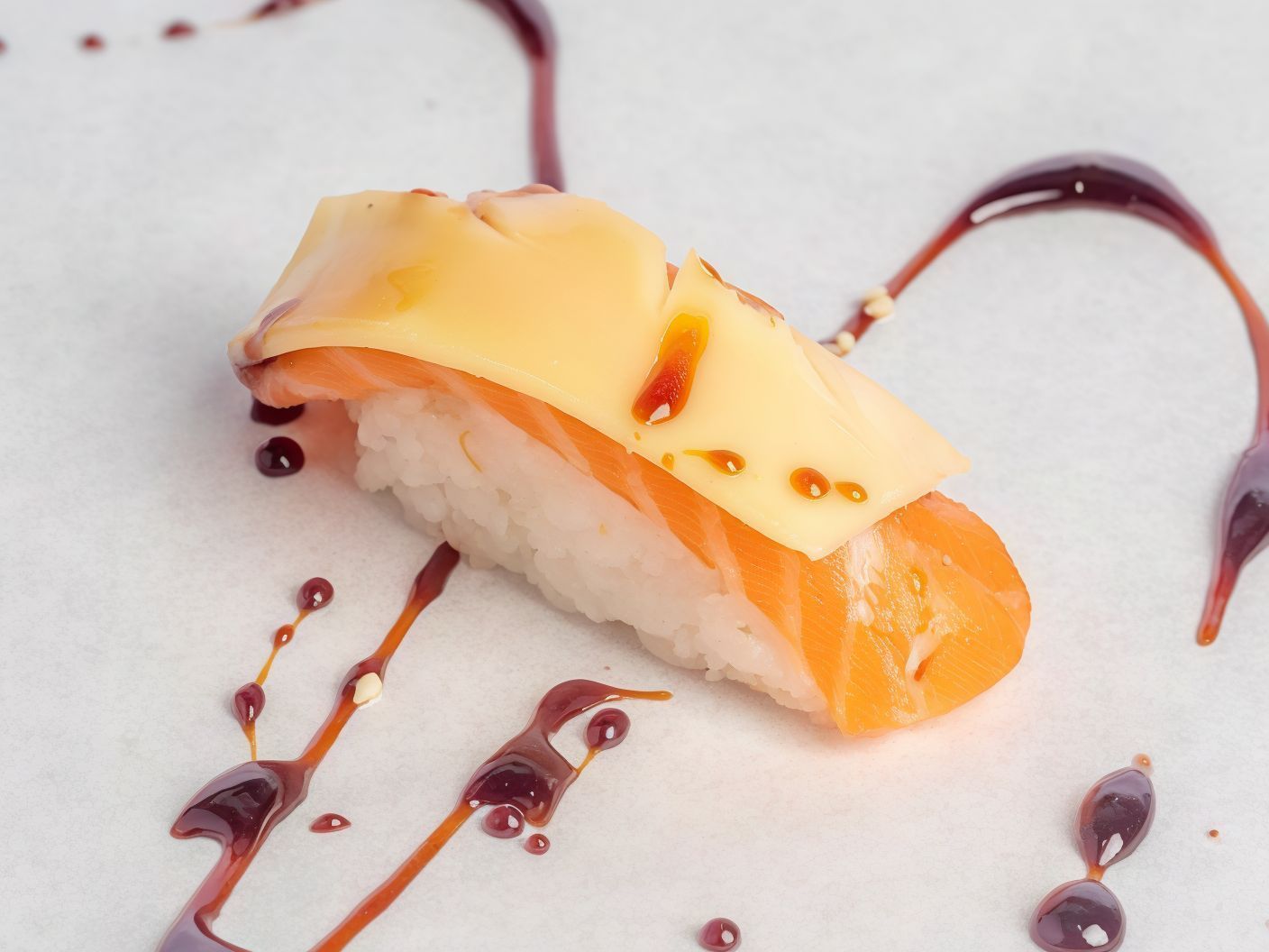 Salmon Sushi Cheddar