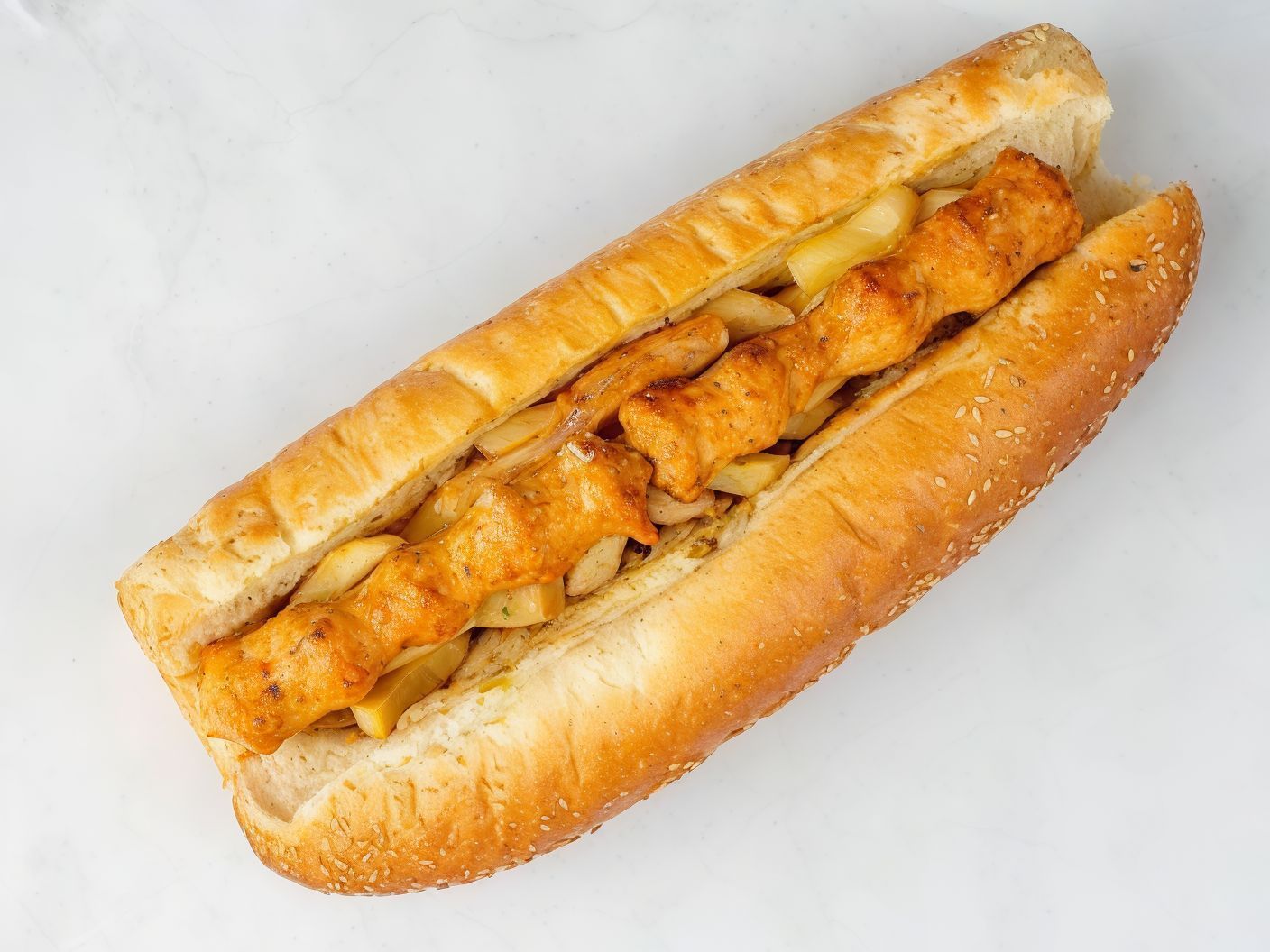 Grilled Chicken Kofta Sandwich