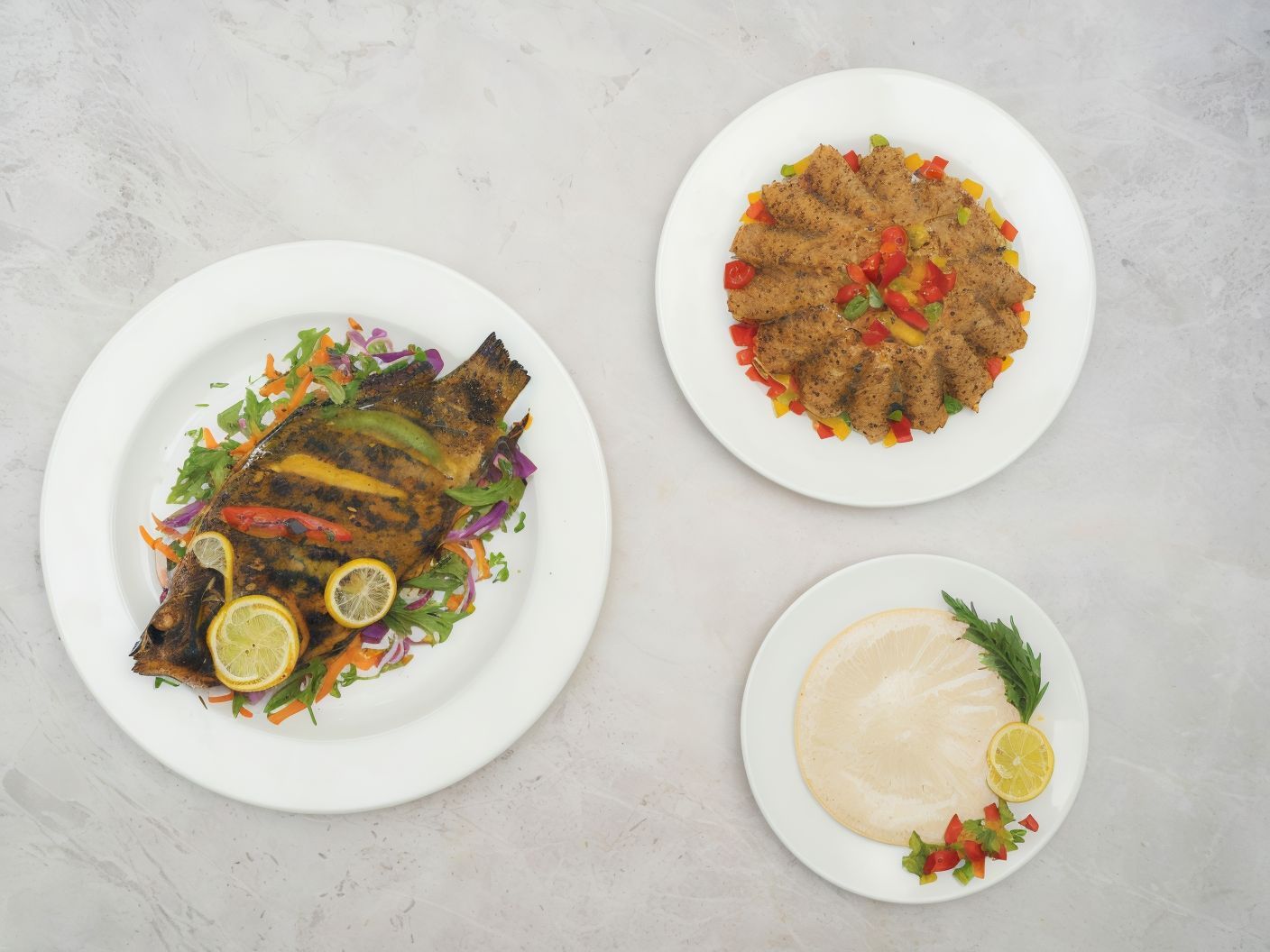 Grilled Tilapia Fish Meal