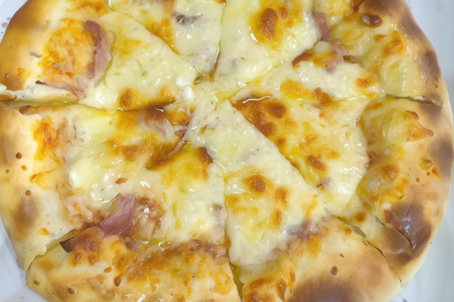 Kiri Cheese Italian Pizza