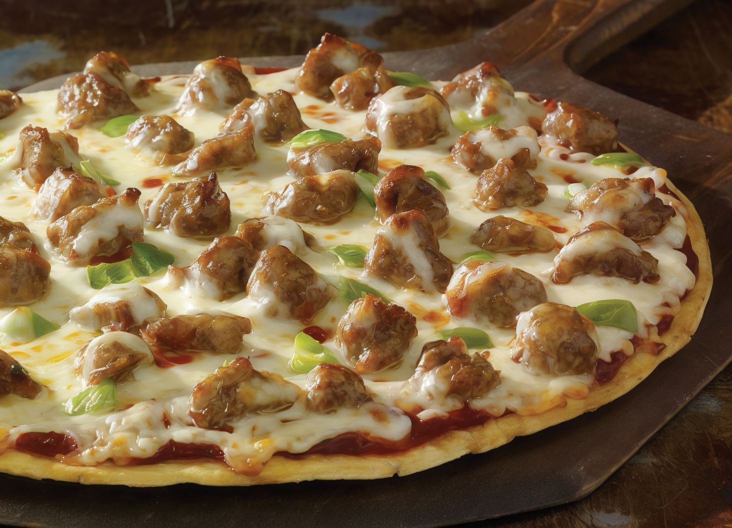 Oriental Sausage Italian Pizza