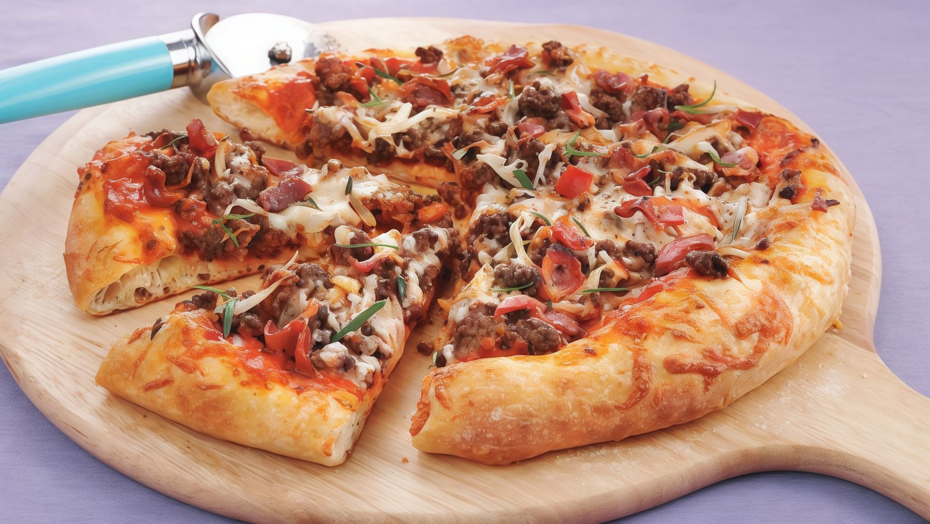Minced Meat Italian Pizza