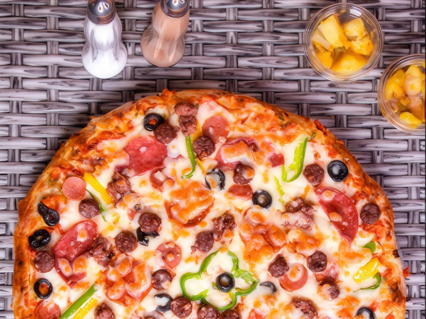 Sausage Oriental Pizza