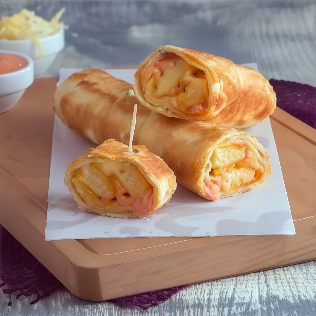 Kiri Cheese Roll Pie