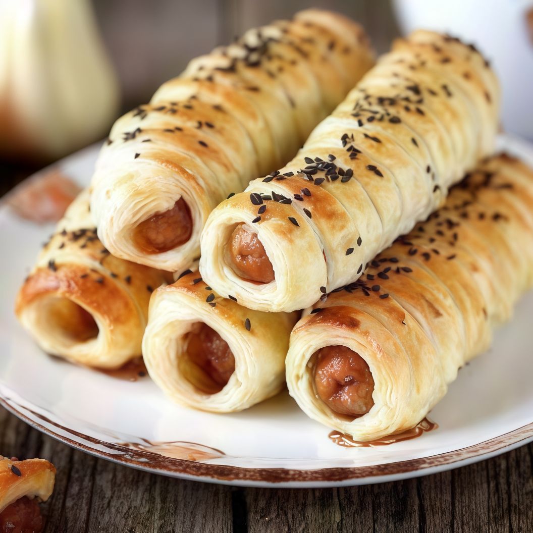 Oriental Sausage Roll Pie