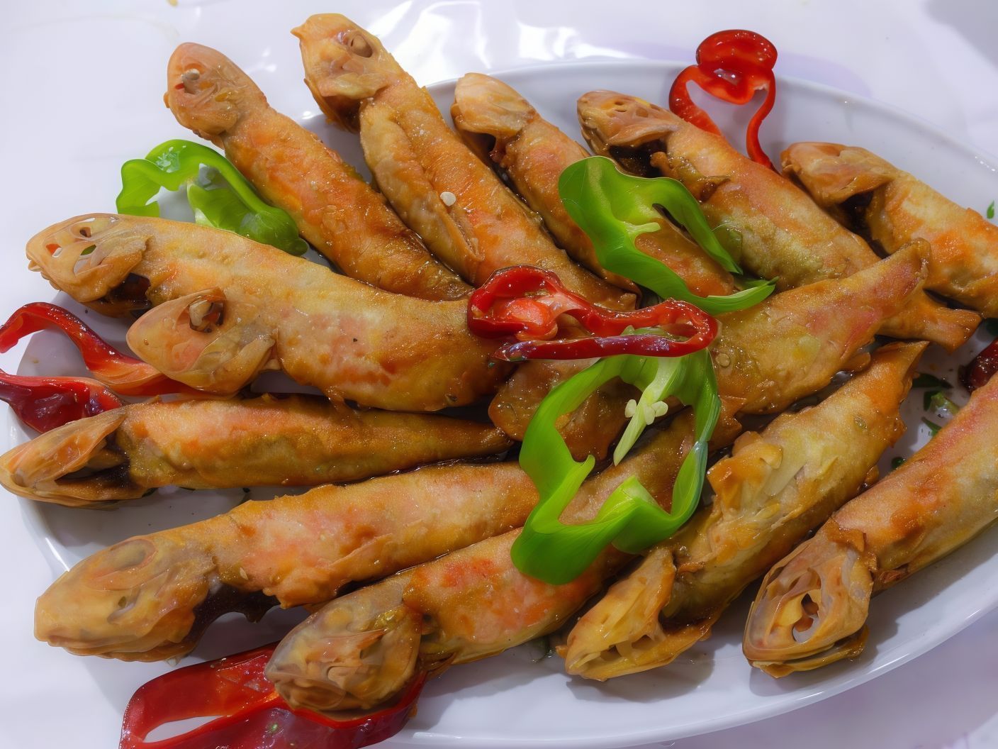 Fried Red Mullet Fish