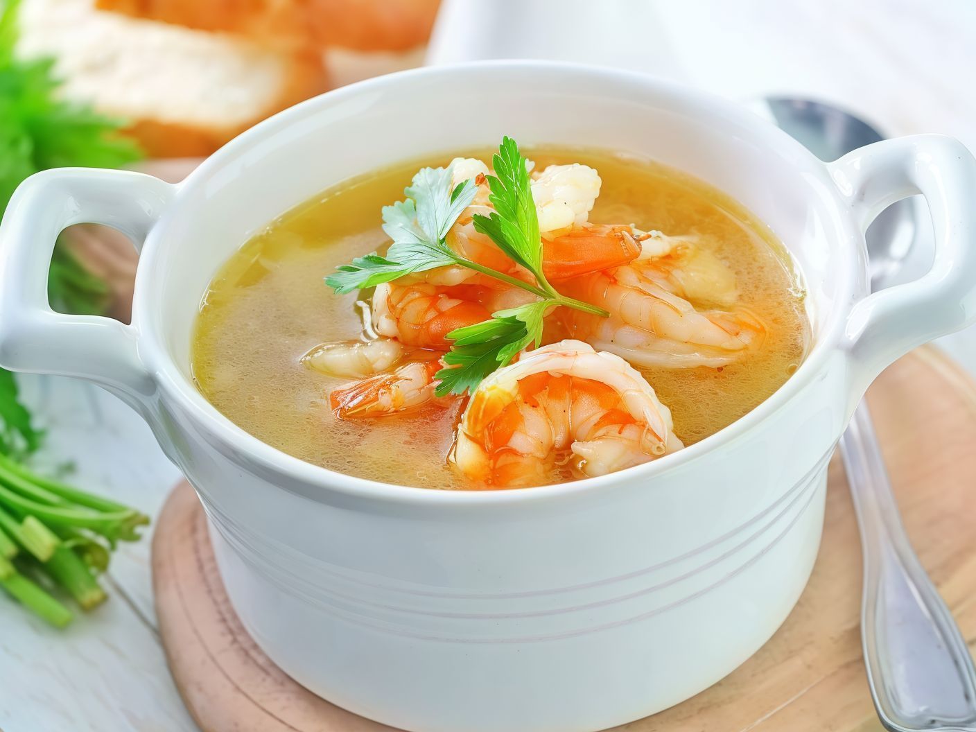 Shrimp With Peel Soup