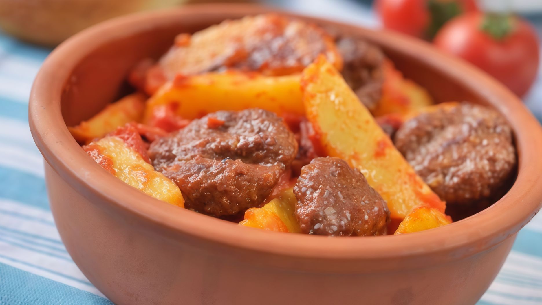 Potatoes with Meat Casserole