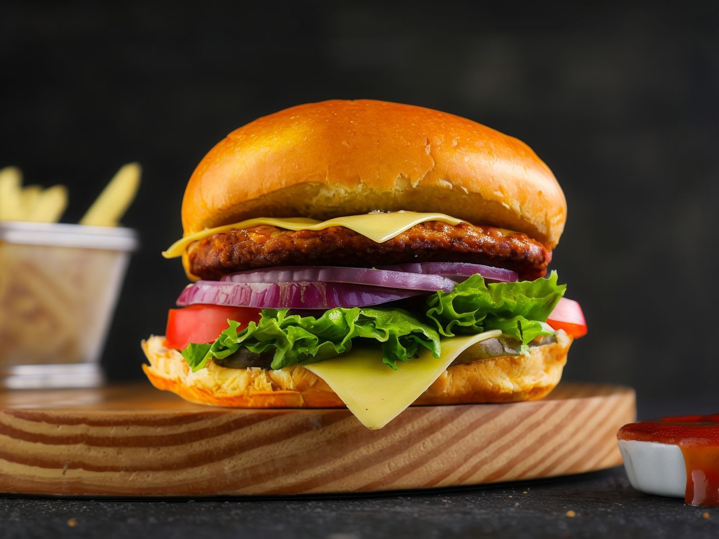 Classic Beef Burger Sandwich
