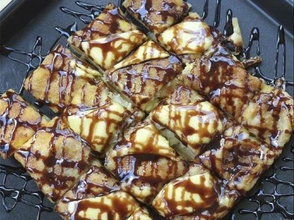 فطيرة الموز والكراميل