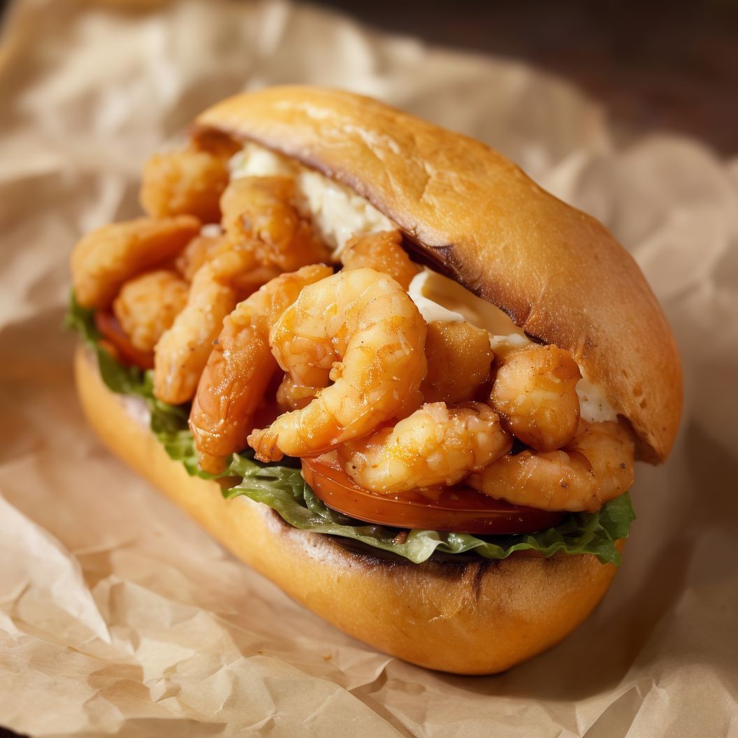 Shrimp Fajita Sandwich