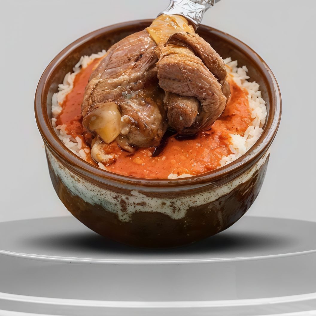Grilled Lamb Shank with Fatta