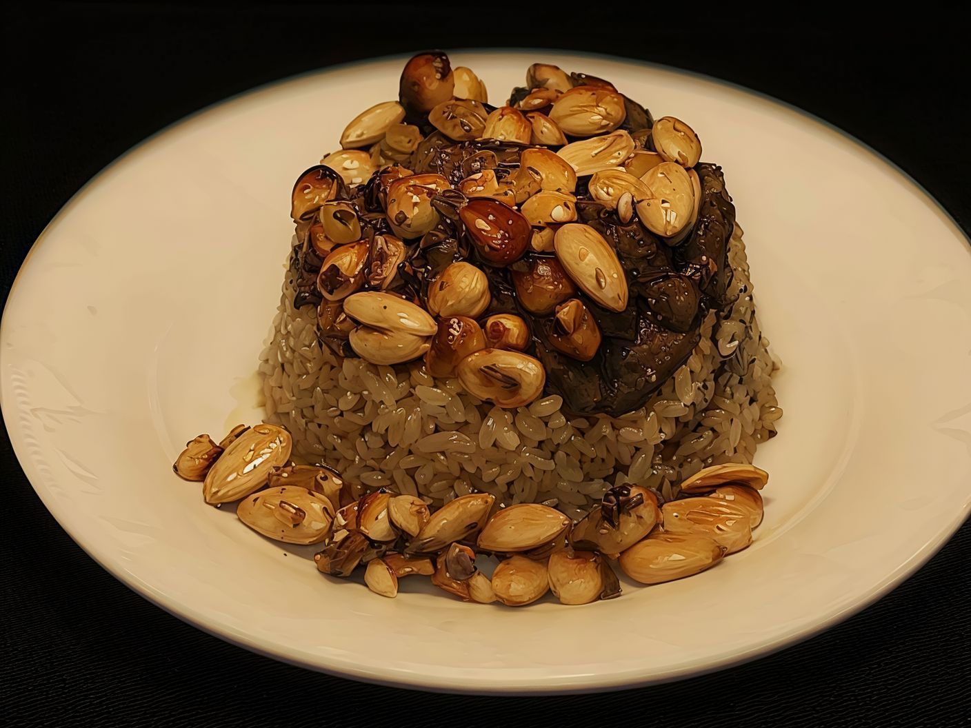 Khalta Rice With Nuts