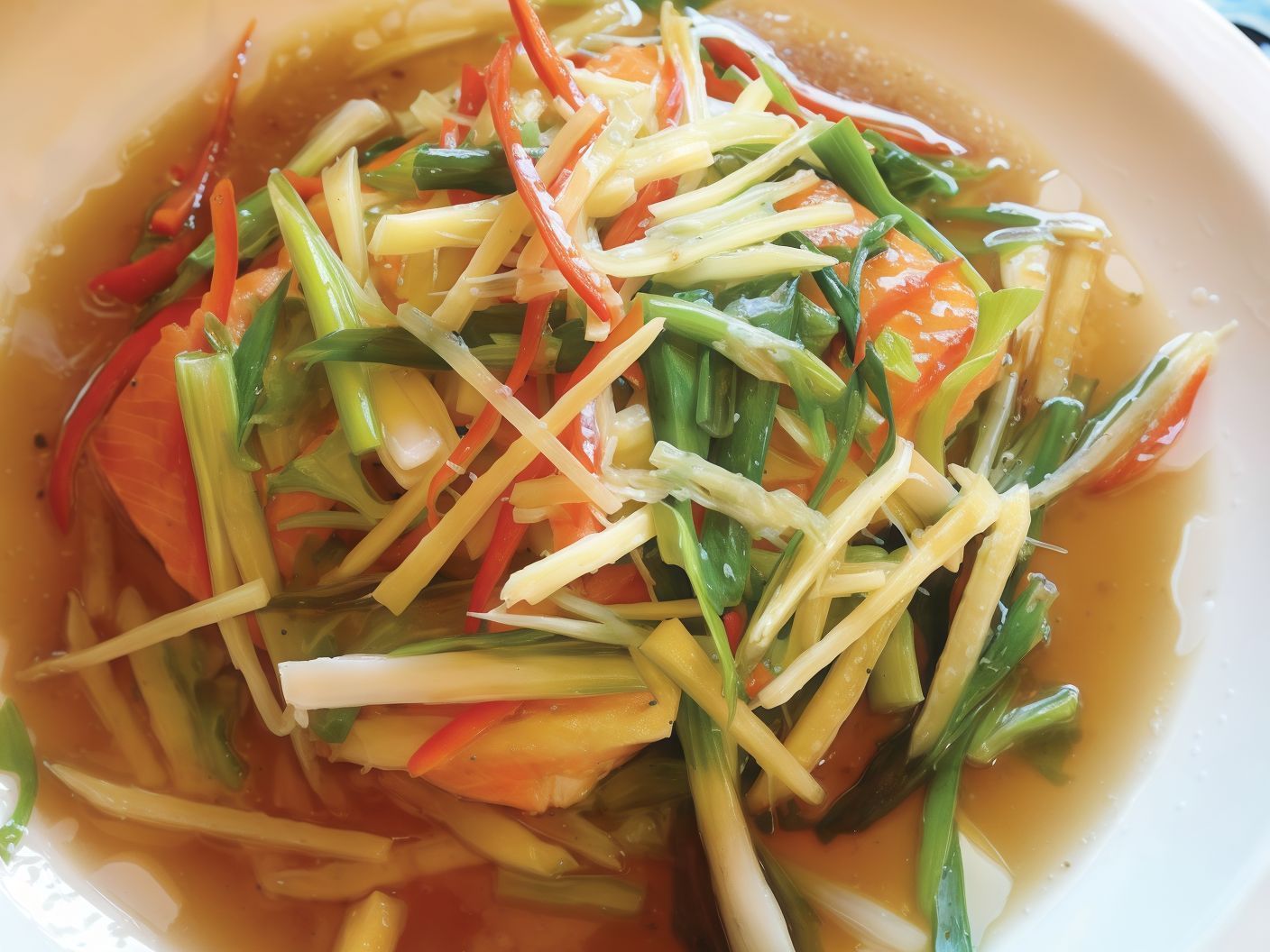 51. Pla - Salmon Nung- See-Eew