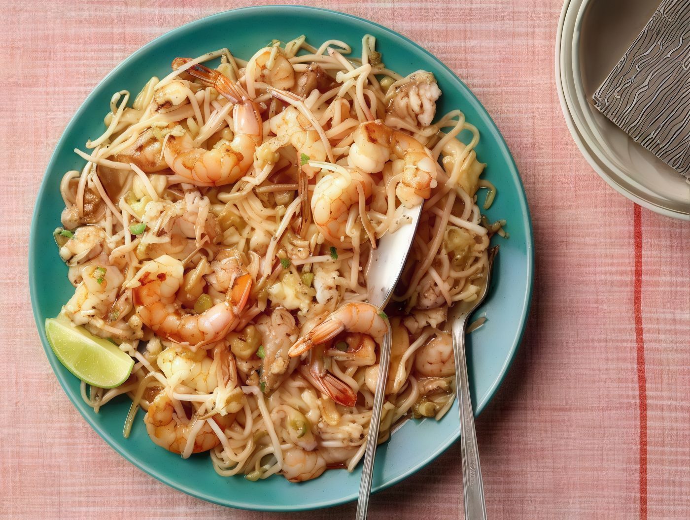 69. Kuay- Tiaw Radna Nue Kai (Shrimp)