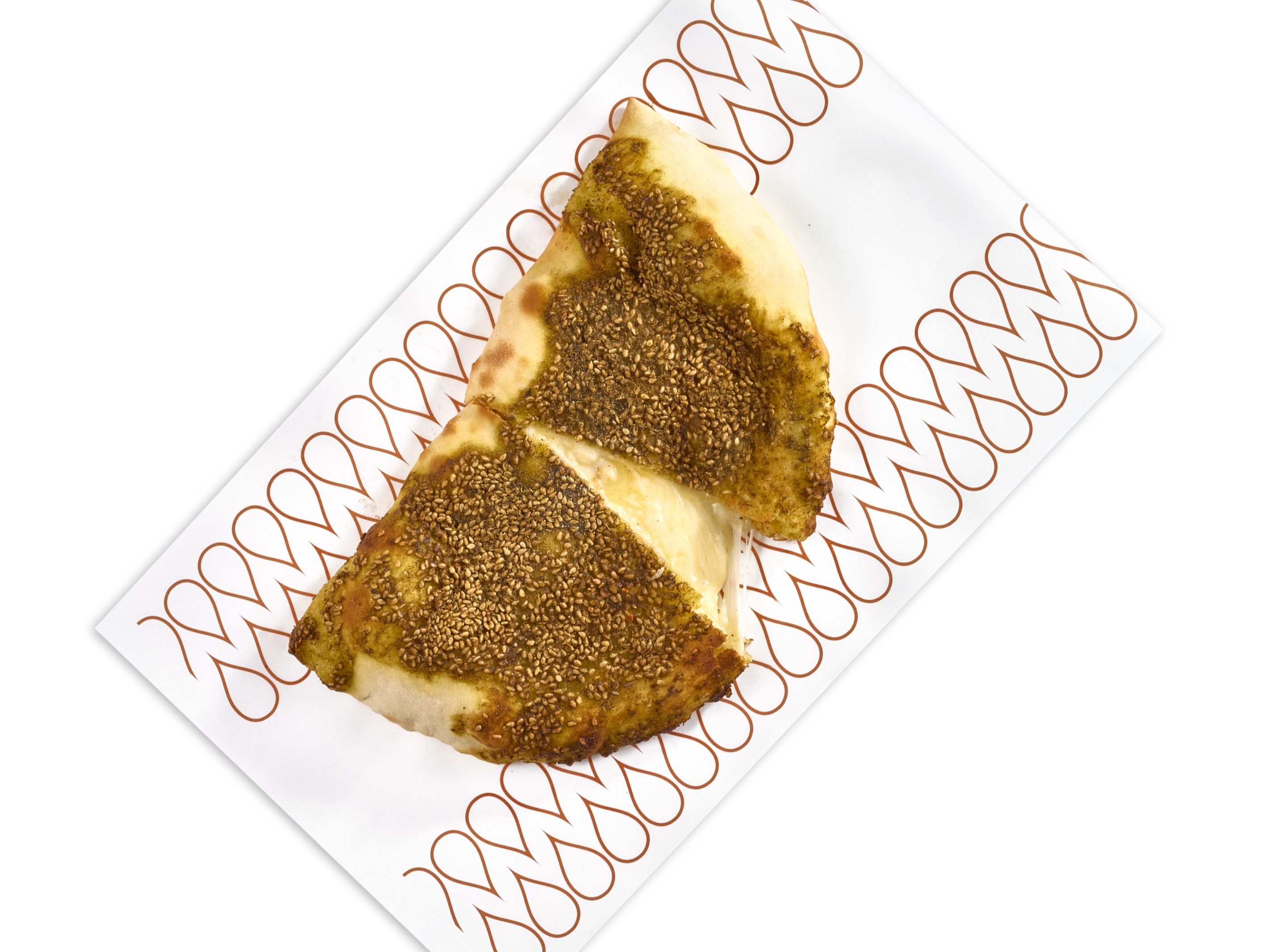 Za'atar and Cheese Manousheh