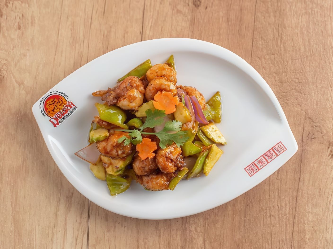 S02- Fried Shrimp with Onion and Garlic In Chinese Style