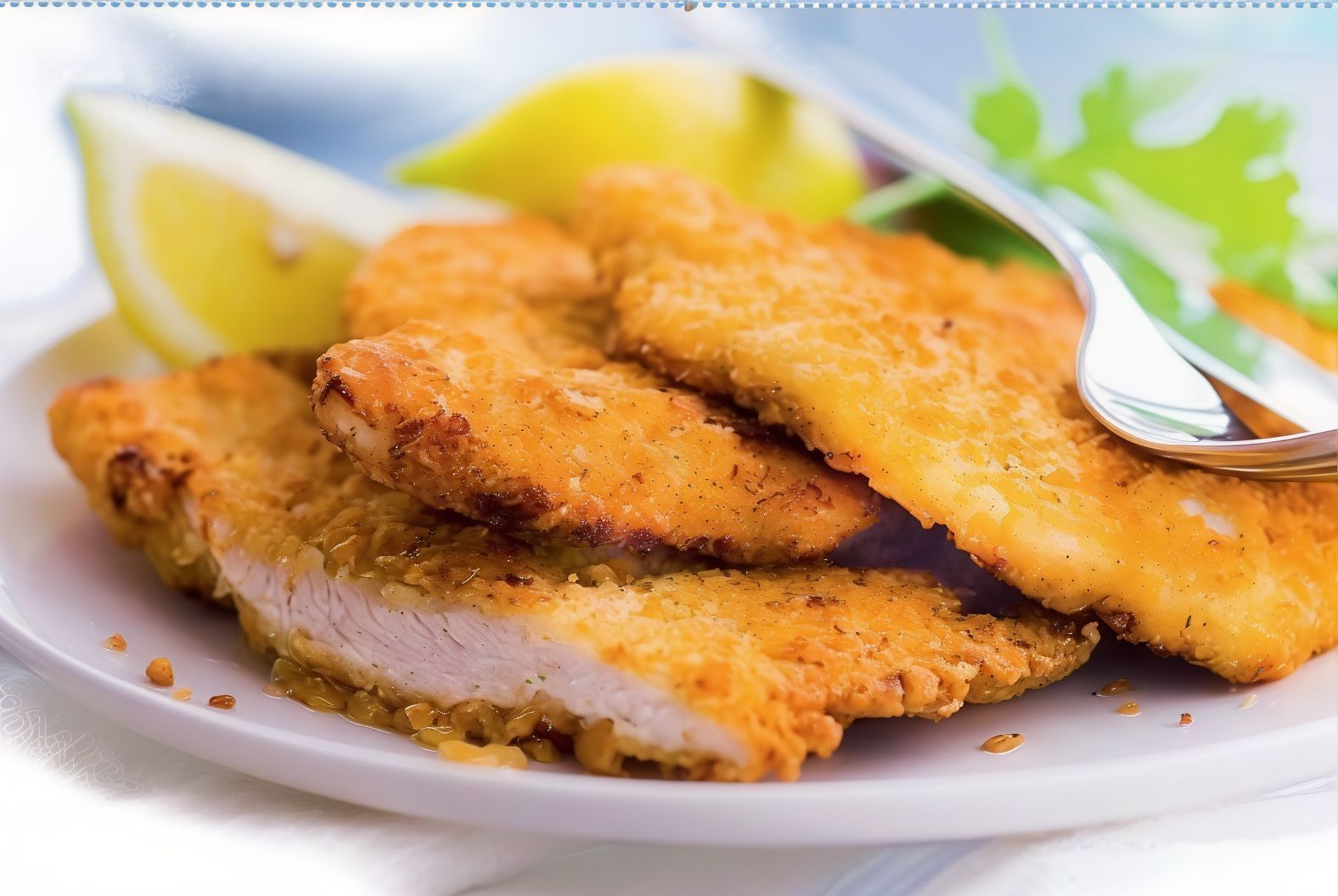 Chicken Pane And Sausage Meal